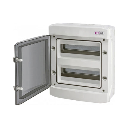 Caja de fusibles para exteriores IP65, 2 filas, 24UH ETI