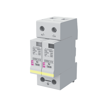 Descargador de sobretensión ETITEC V T2 PV 720/20 CC, 720 V