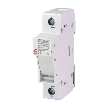 Elemento fusible de 1 polo y 25 A para corriente continua, 10 x 38 mm, EFH 10 DC, ETI