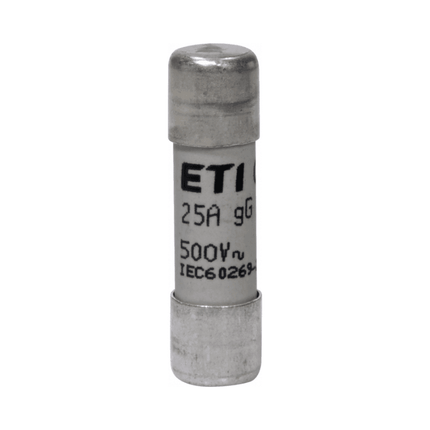 Fusible cilíndrico AC 25 A/500 V CH10x38 gG, ETI