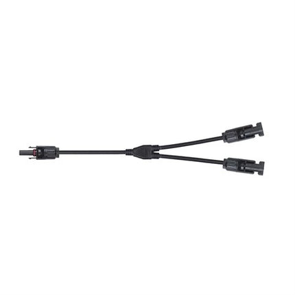 Conector solar GETI MC4: 1 hembra – 2 machos, 30 cm
