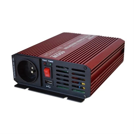 Inversor CARSPA de 12 V/230 V y 400 W con onda sinusoidal pura y puerto USB