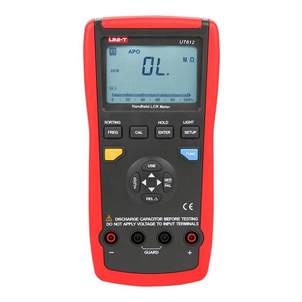 Multímetro UNI-T UT612 RLC, USB, automático