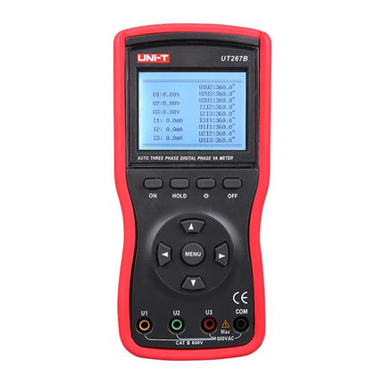 Voltímetro trifásico inteligente de pinza UNI-T UT267B