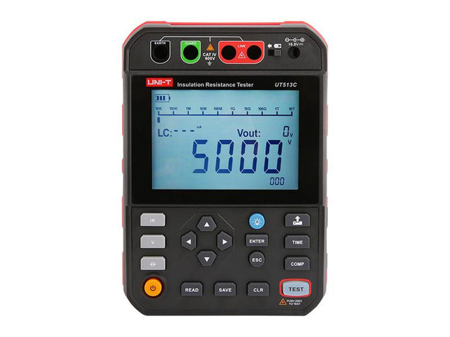 Comprobador de resistencia de aislamiento UNI-T UT513C