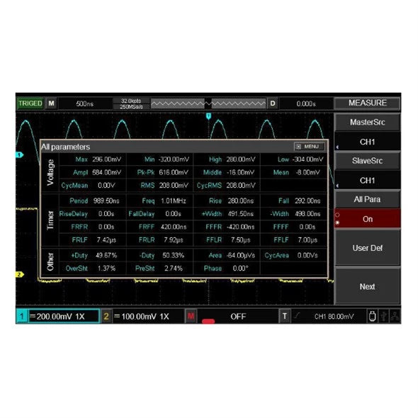 Osciloscopio UNI-T UTD2052CL+