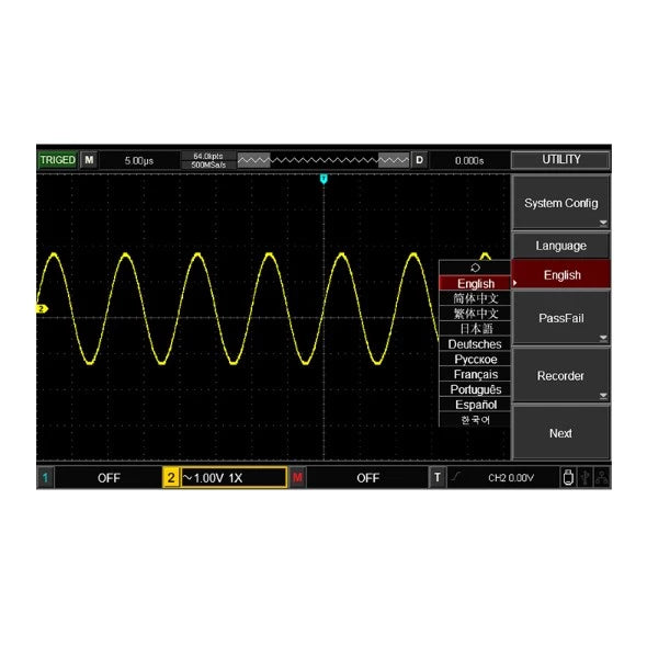 Osciloscopio UNI-T UTD2202CEX+