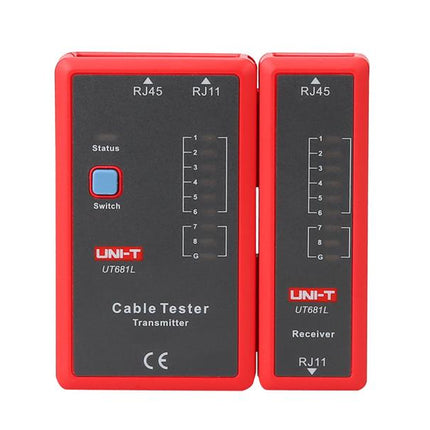 Comprobador de cables UNI-T UT681L (RJ45, RJ11)