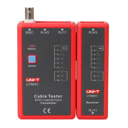 Comprobador de cables UNI-T UT681C (RJ45, RJ11, BNC)
