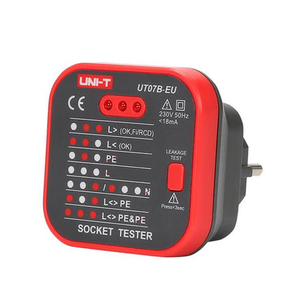 Comprobador de enchufes UNI-T UT07B-EU