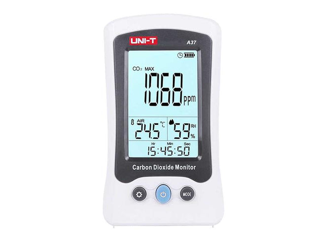 Medidor de concentración de CO₂ UNI-T A37