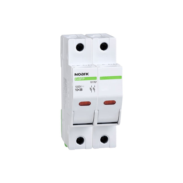 Bloque de fusibles fotovoltaico modular, 10x38, 2 polos, 32 A, Noark