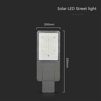 Farola solar LED de 3000 lm, chip Bridgelux, 6400 K