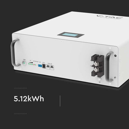 Batería fotovoltaica LiFePo4 de 5,12 kWh, modelo VT-48100-W, V-TAC