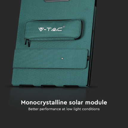 Panel solar fotovoltaico plegable de 160 W para batería portátil