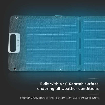 Panel solar fotovoltaico plegable de 120 W para batería portátil