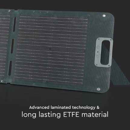 Panel solar fotovoltaico plegable de 160 W para batería portátil