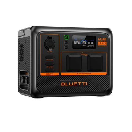 Estación de energía portátil Bluetti de 600 W, con carga solar o por red eléctrica