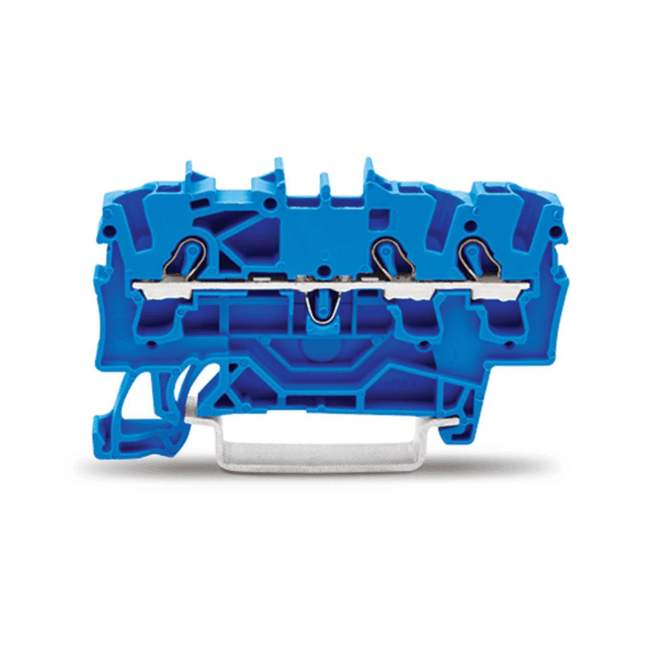 WAGO Topjob 2002-1304: bloque de bornes de 3 conductores, 24 A, 0,25 mm² – 2,5 mm²