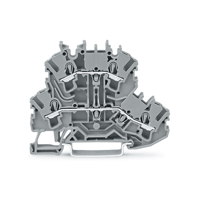 Bloque de bornes WAGO Topjob 2002-2201 con 4 bornes, 24 A, 0,25 mm² – 2,5 mm²