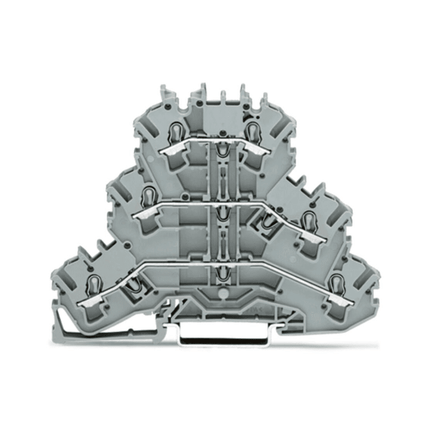 Bloque de bornes WAGO Topjob 2002-3201 con 6 bornes, 24 A, 0,25 mm² – 2,5 mm²