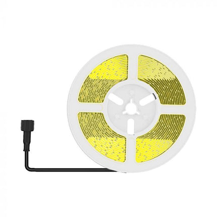 Tira de luces LED con alimentación solar IP67, mando a distancia, 3000 K