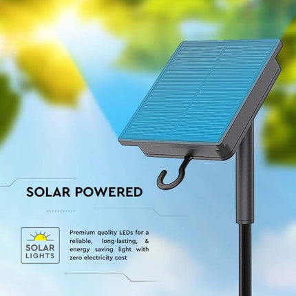 Tira de luces LED con alimentación solar IP67, mando a distancia, RGB