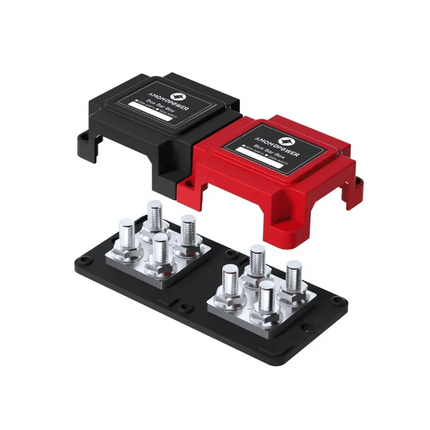 Barra colectora de 400 A y 4 polos con cubierta, V-TAC