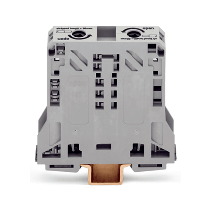Bloque de bornes WAGO Topjob 285-150 para 2 conductores, 150 A, 10 mm² – 50 mm²