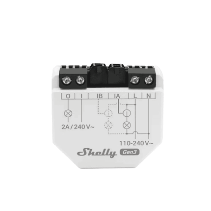Shelly EM Gen3, 2-Channel Smart Energy Meter with Relay