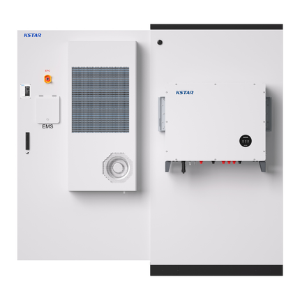 Kit de inversor de 125 kW + batería de almacenamiento de 233 kWh, IP65, Kstar