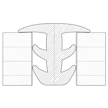 Tira de sellado para paneles fotovoltaicos
