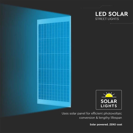 Farola solar LED de 3500 lm, con sensor de movimiento, 6400 K