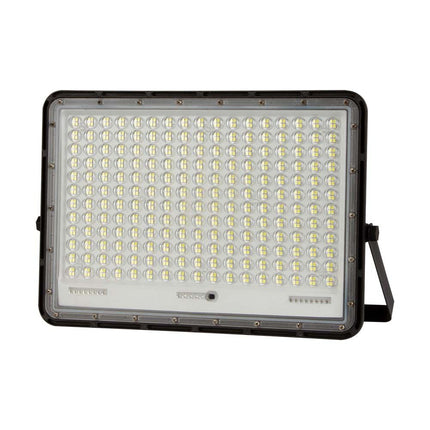 Proyector LED solar de 2600 lm, mando a distancia, temperatura de color de 6400 K
