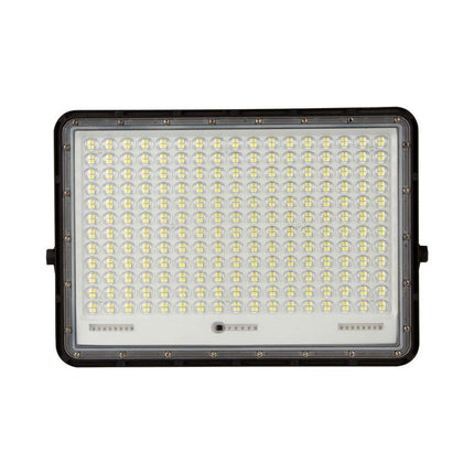 Proyector LED solar de 2600 lm, mando a distancia, temperatura de color de 6400 K