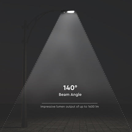Farola solar LED de 1600 lm, con sensor de movimiento, 6000 K