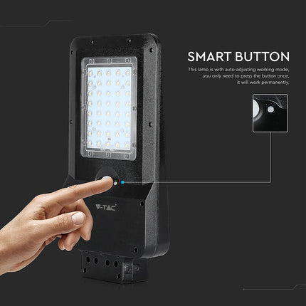 Farola solar LED de 1600 lm, con sensor de movimiento, 6000 K