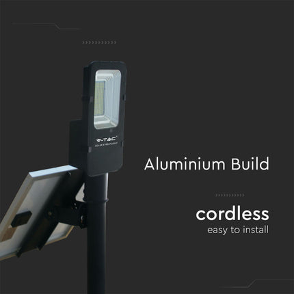 Farola solar LED de 4000 lm y 6000 K