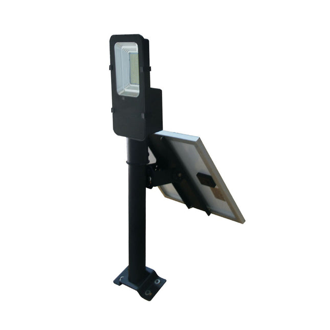Farola solar LED de 4000 lm y 6000 K