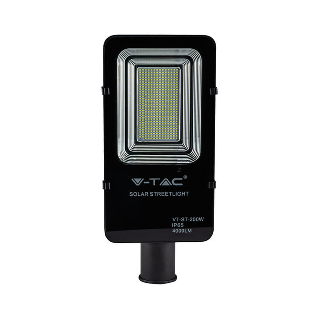Farola solar LED de 4000 lm y 6000 K
