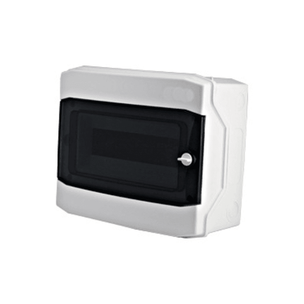 Cuadro de fusibles apto para exteriores, IP65, de una sola fila, 12U, Schrack