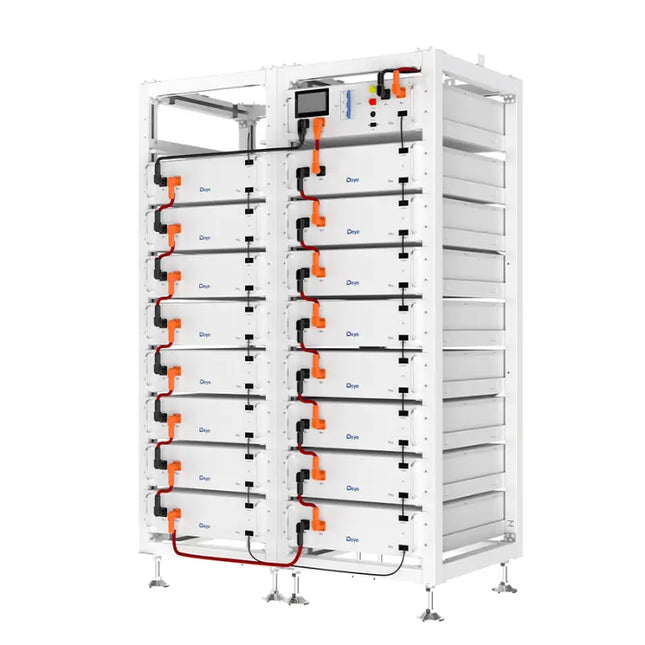 Rack de alta tensión de 3U - LRACK de 19" para 9 módulos, Deye