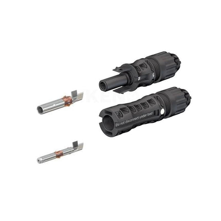 Par de conectores fotovoltaicos MC-PV-4-10MM2-EVO2 de 4–10 mm², 1500 V, Staubli