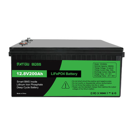 Batería LiFePo4 de 12 V y 200 Ah, DT-12V200A-A01