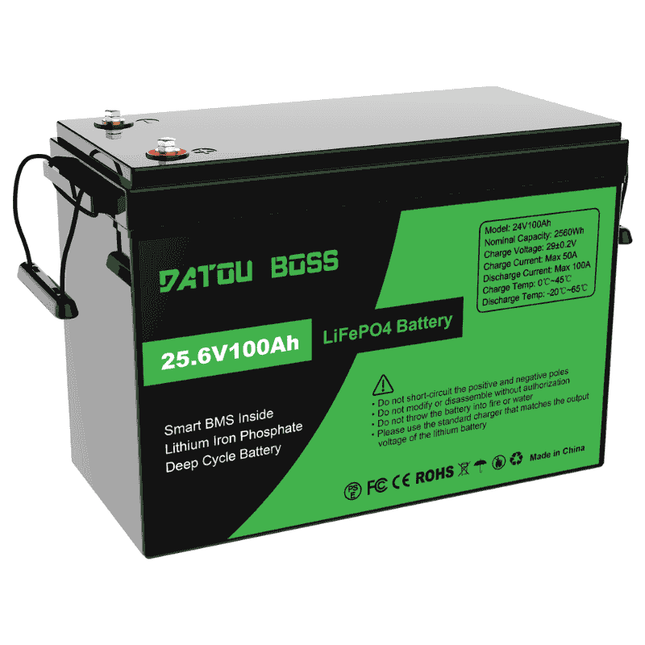 Batería LiFePo4 de 24 V y 100 Ah, DT-24V100A-A01
