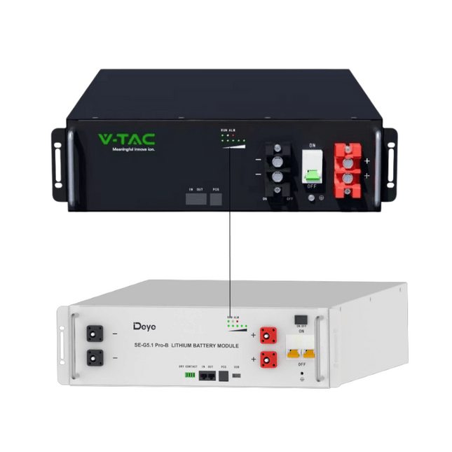 Batería LiFePo4 de 5,12 kWh VT-51201-B V-TAC