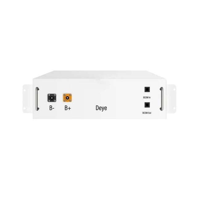 Inversor DEYE de 50 kW + sistema de almacenamiento de energía con batería LiFePo4 BOS-G de 61,44 kWh