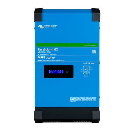 Inversor Victron Energy EasySolar-II 48/5000/70-50 de 48 V y 5000 VA con MPPT 250/100 GX