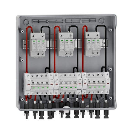 SLP-PV1000-S-3.3: panel de protección de CC de 3 cadenas