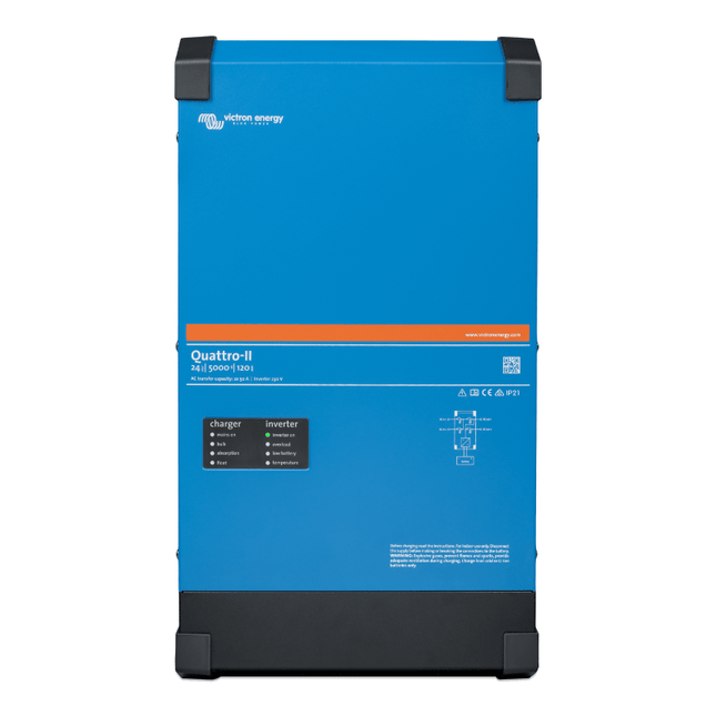 Inversor Victron Energy Quattro-II 24/5000/120-50/50 de 24 V y 5000 VA